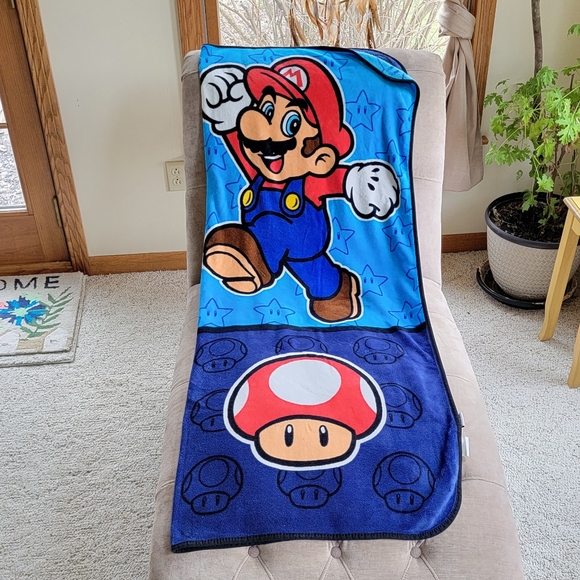 Nintendo Mario And Luigi Blanket 